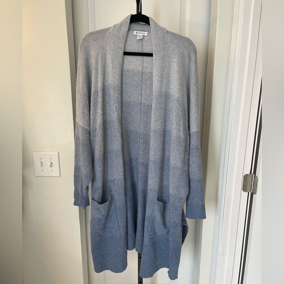 Athleta Sweaters - Athleta Ombré Spirit Wool Cashmere Wrap, size 3X.